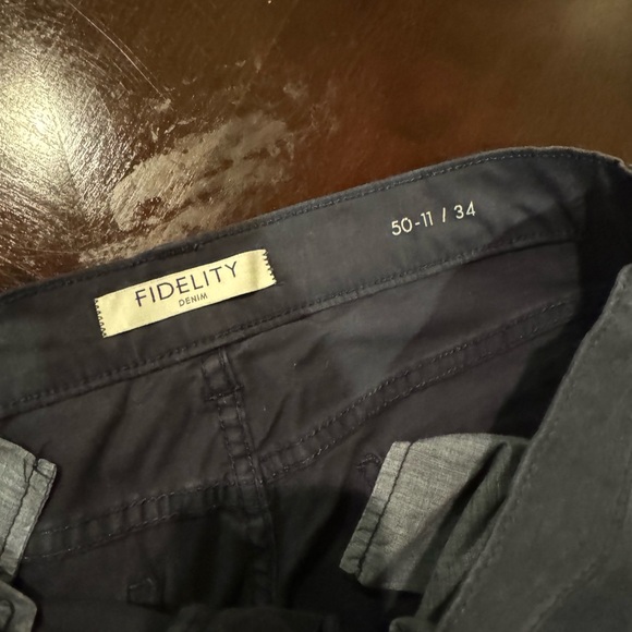 Men's Fidelity Denim 50-11 Havana Twill M6253 Jeans Size 34 Cut #4100 - Picture 3 of 5